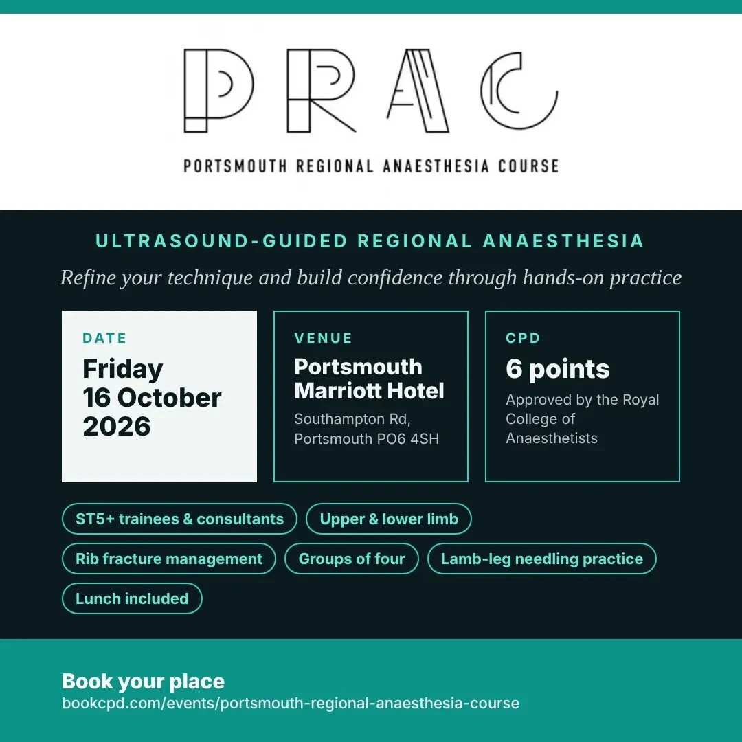 PORTSMOUTH REGIONAL ANAESTHESIA COURSE