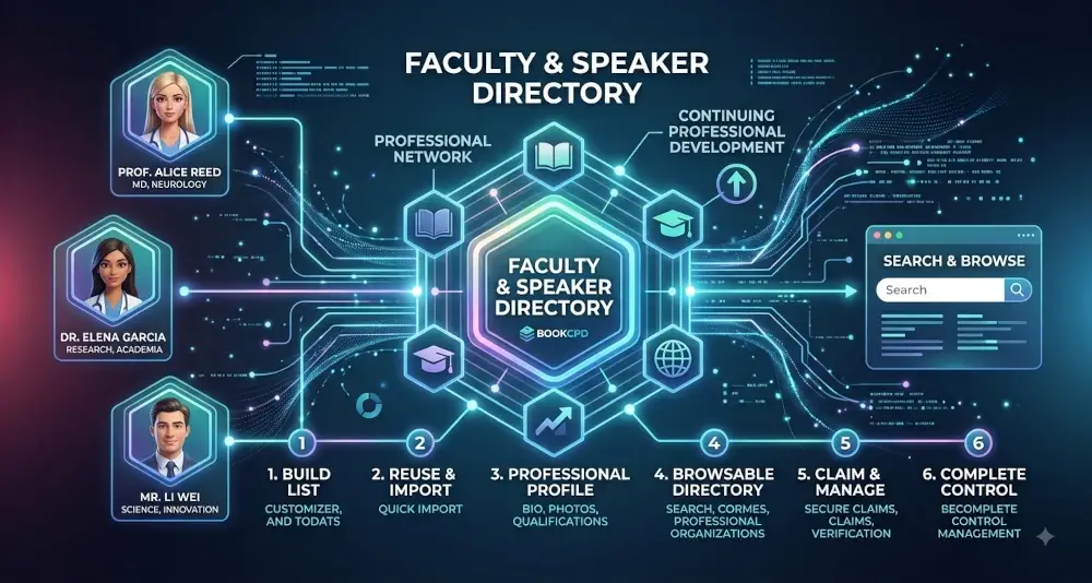 Showcase Your Faculty: A Complete Guide to Faculty Profiles on BookCPD